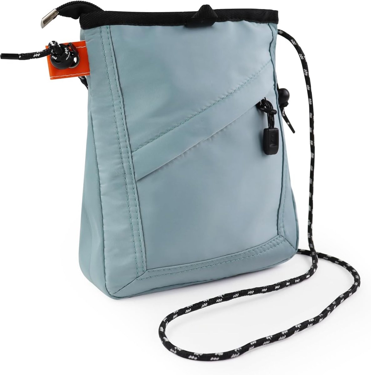 Schoudertas voor dames, lichte waterdichte crossbody tas voor dames met verstelbaar trekkoord, stijlvolle nylon crossbody tas voor heren voor winkelen en reizen