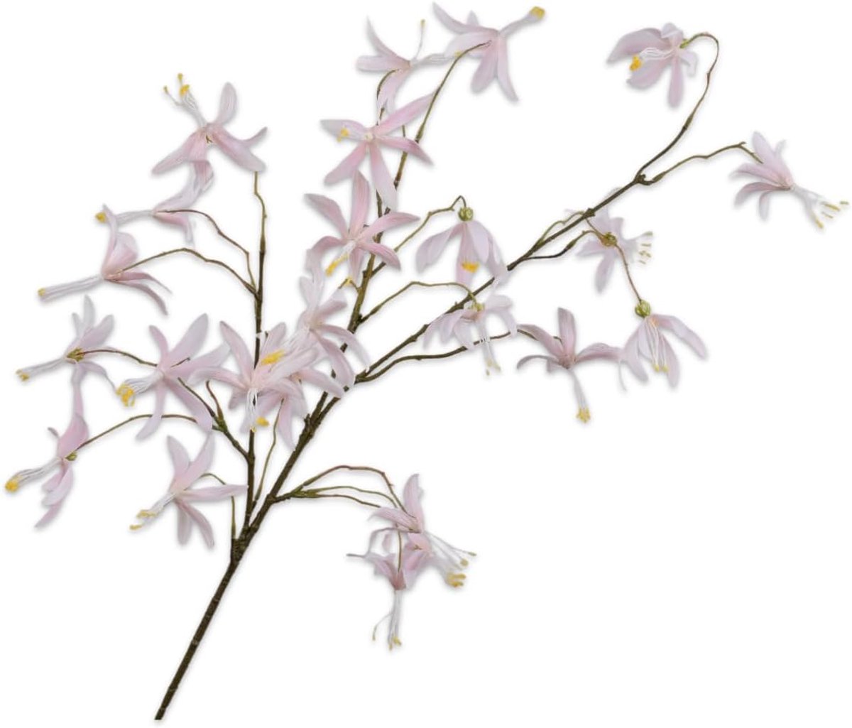 Kunstbloem Orchidee Tak 99 cm - Crème - Realistisch - Perfect voor interieurdecoratie - SnelShoppen