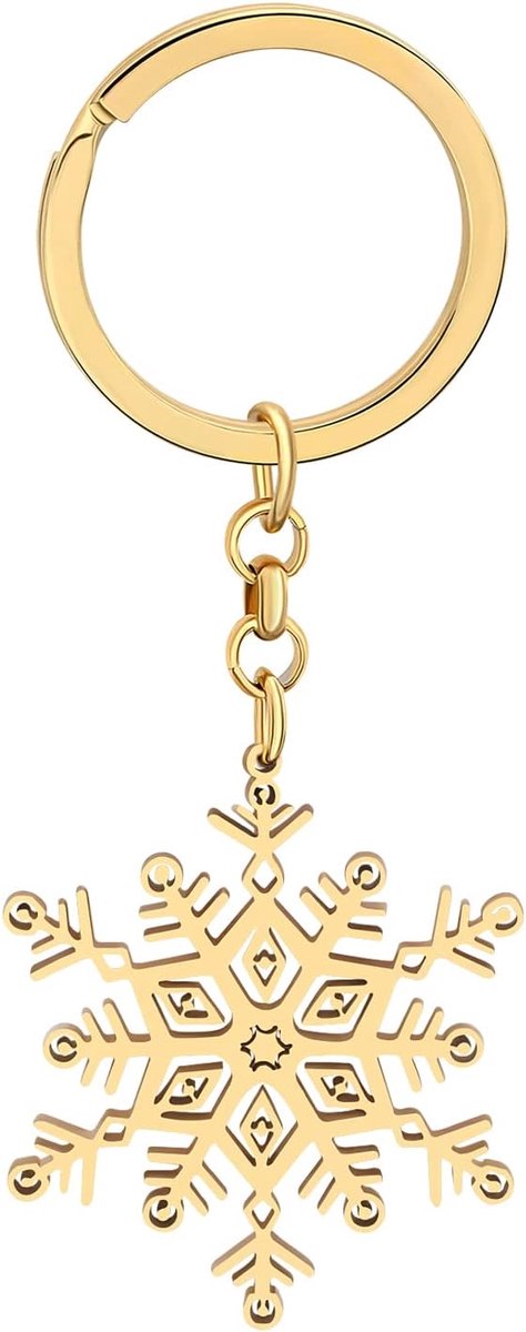 Sleutelhanger van roestvrij staal, kerstboom, sneeuwvlok, snoephuis, sneeuwman, sleutelhanger, decoratie voor dames en meisjes, autosleutelhangers