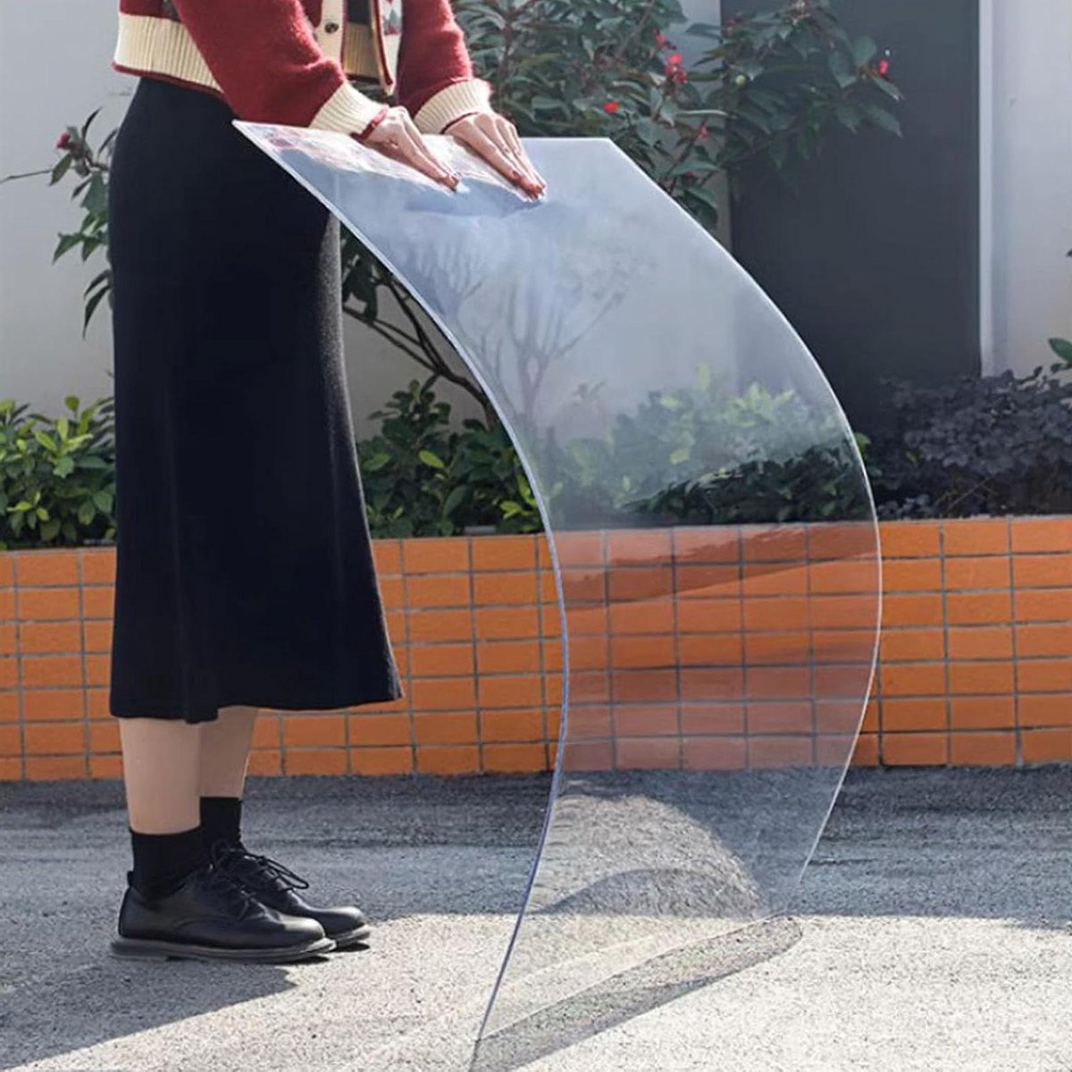 Polycarbonaat Dakplaten - Kunststof Paneel - Buitenluifel Beschermen - Slagvast en UV-bestendig - 0.6 x 15 m - Transparant