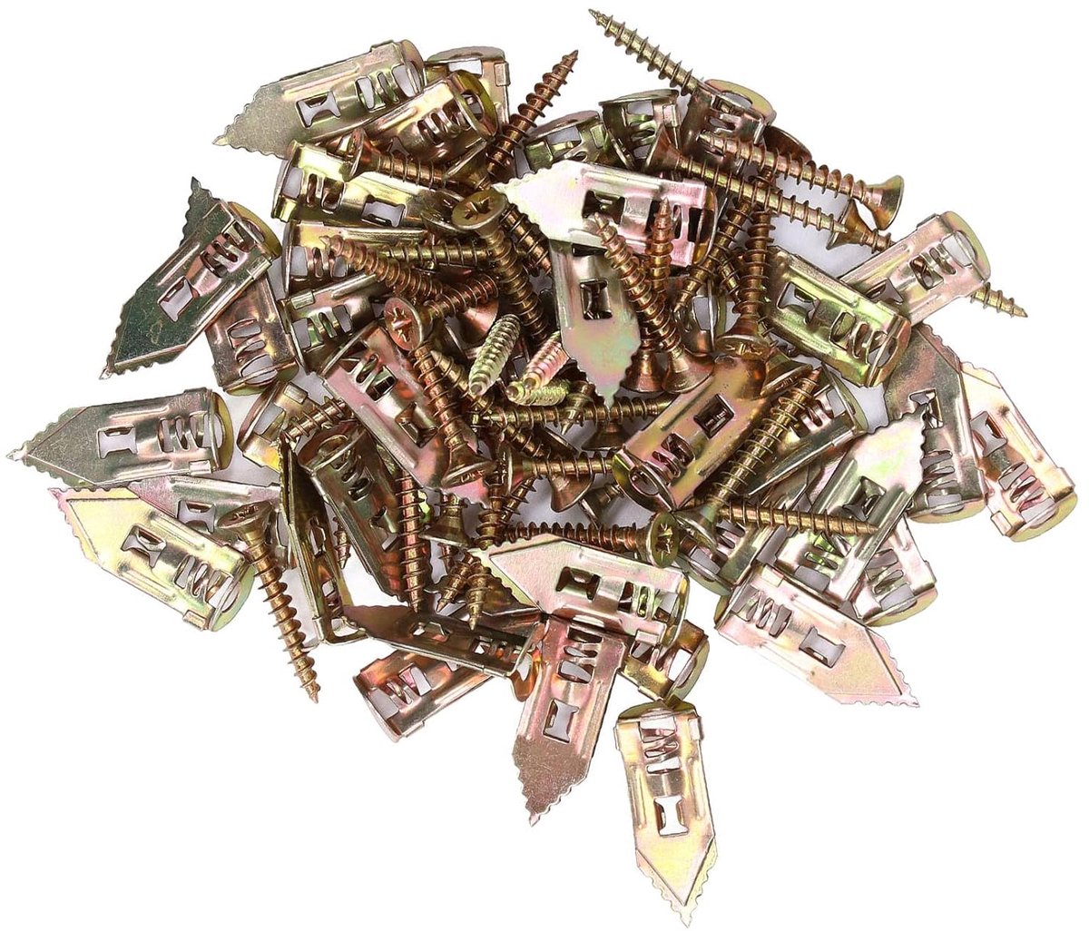 Zelfborende Ankerschroeven 40 Pack - Koolstofstaal - Voor Gipsplaten - Ideaal voor het Ophangen van Foto's - ShopVlot