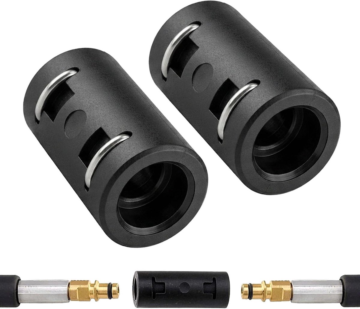 Hogedrukreiniger slangaansluiting - Quick Connector - verlengadapter voor Kärcher K2/3/4/5/6/7 - eenvoudig te monteren - ShopVlot