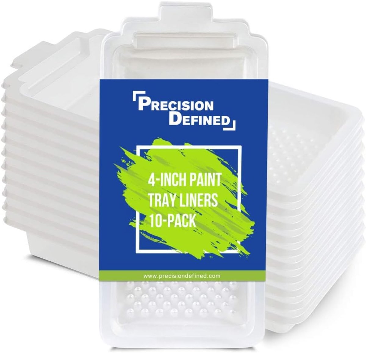 Verfroller tray liners 10 pack - hoogwaardige kwaliteit - 4 inch - ideaal voor eenvoudig schilderen - ShopVlot