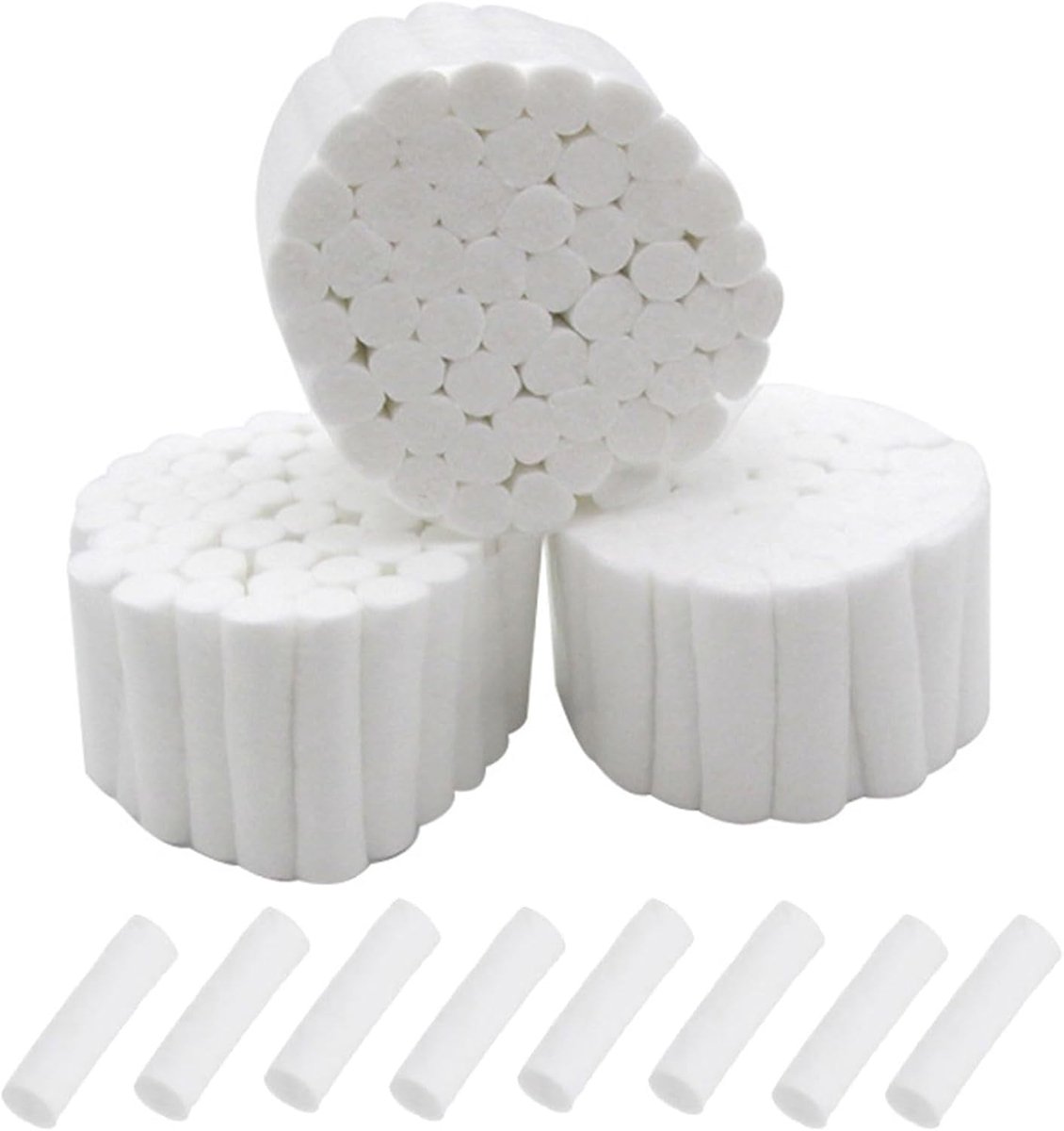 Dental katoenrollen 150 stuks - hoog absorberend - voor tandartsen en kinderen - ideaal voor mondzorg - ShopVlot
