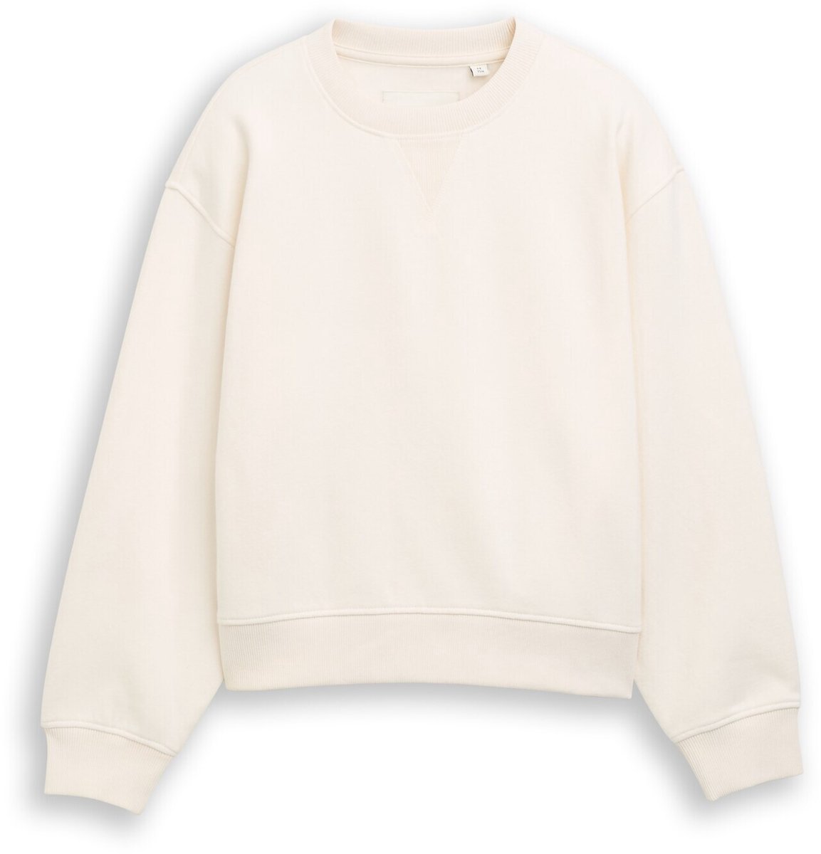 Tom Tailor - Basic sweatshirt - Maat 152 - Gardenia White