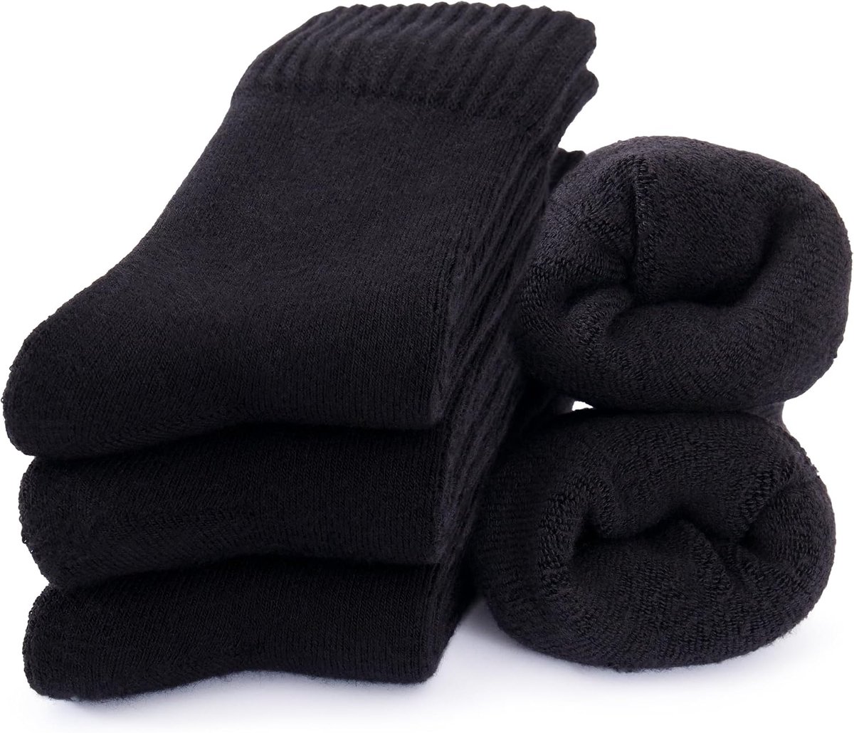 Bamboosokken voor de winter - unisex - pack van 5 - heerlijk warm - perfect voor koude dagen - ShopVlot