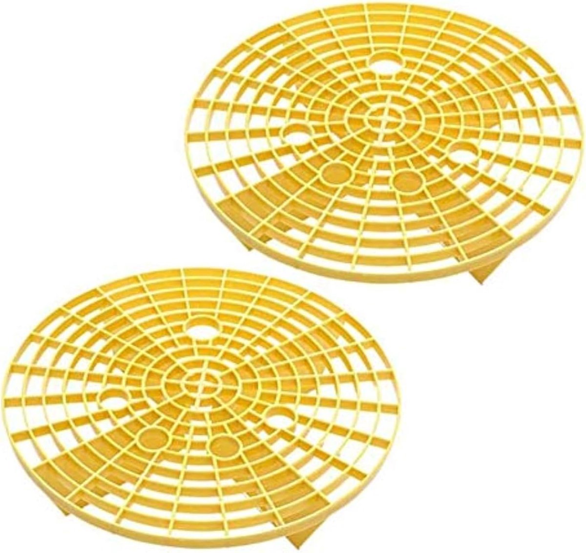 Auto reinigingskit 2-delig - kunststof - diameter 23.5 cm - ideaal voor autowassen - ShopVlot