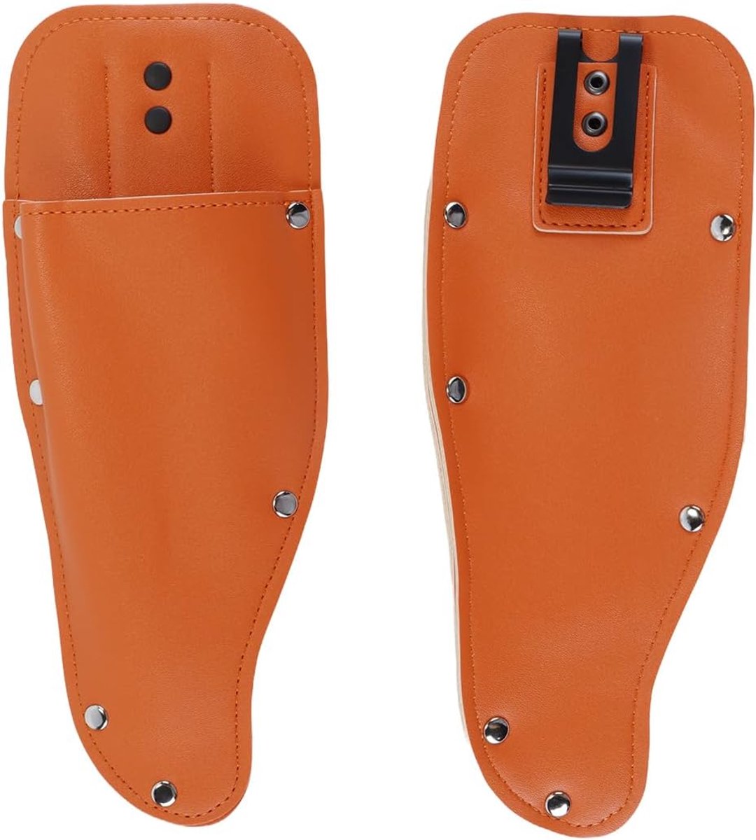 Leren hoes voor snoeischaren - imitatieleren tas - met riemlus en clip - ideale bescherming voor tuingereedschap - ShopVlot