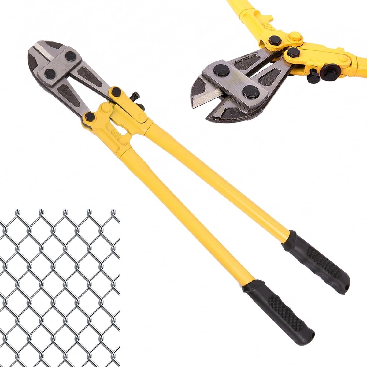 Boltsnijder 350mm - Carbon Staal - Kunststof Handvat - Ideaal voor het Snijden van Fences - ShopVlot