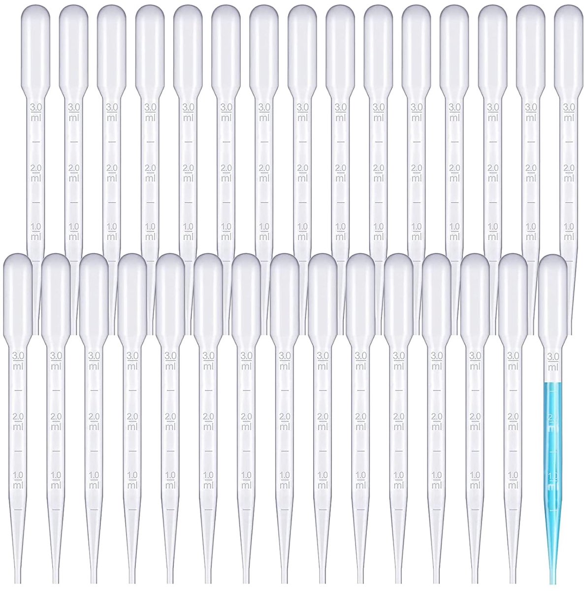 Pipetten 2ml - Wegwerp plastic pipetten - 100 stuks - Ideaal voor laboratorium en experimenten - ShopVlot
