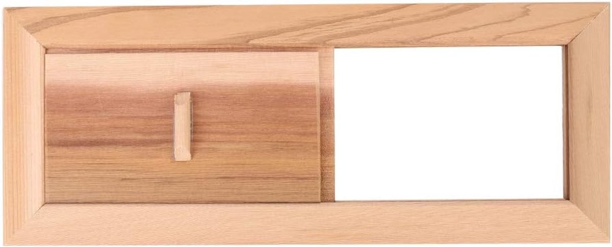 ventilatierooster 34 x 16 cm - cederhout - verstelbaar - ideaal voor saunaruimtes - ShopVlot