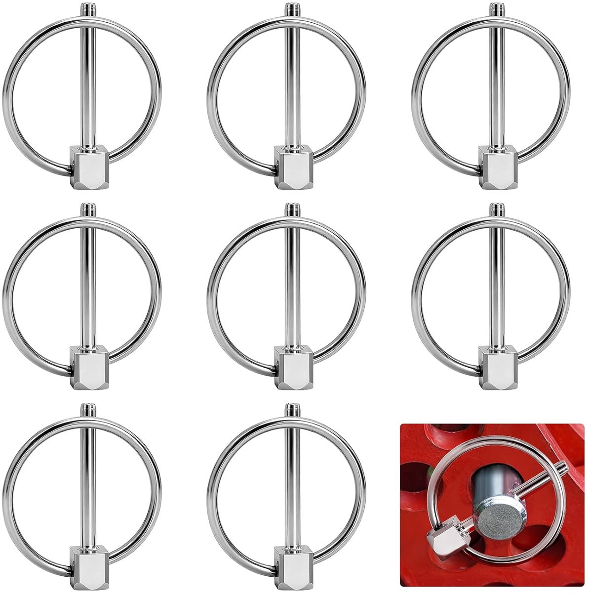 Ring klapsplint 3 mm - 304 roestvrij staal - roestbestendig - ideaal voor boot en fiets - ShopVlot