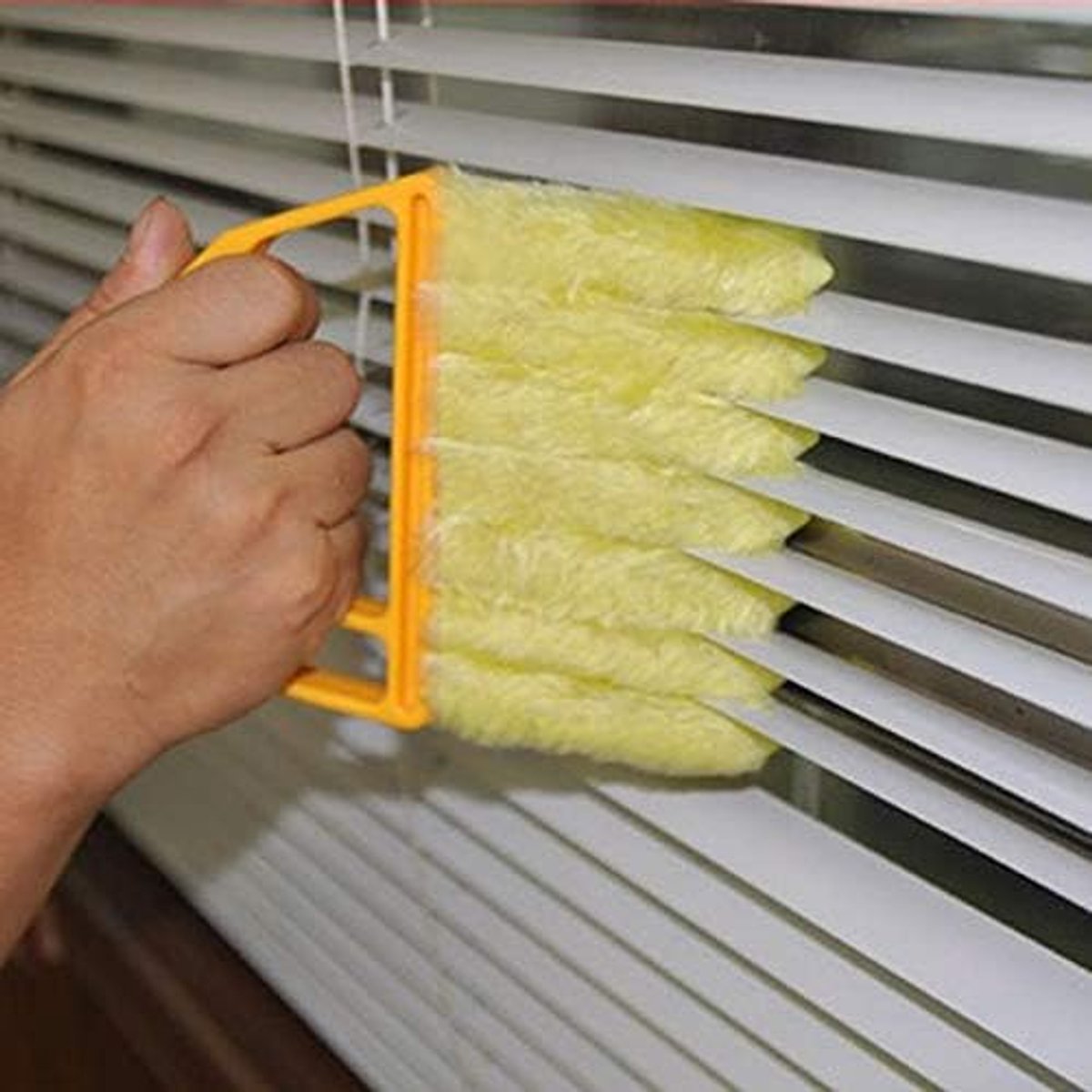 Blinds Cleaner Mini Handheld - Microfiber - Voor 7 lamellen - Efficiënte reiniging van jaloezieën - ShopVlot