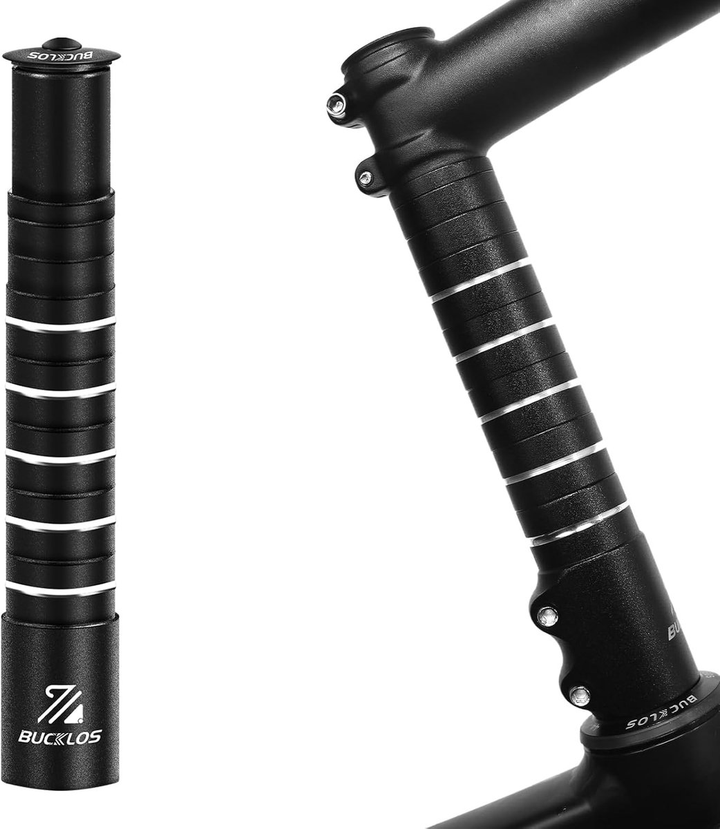 Fiets Voorbouw Verlenging 210 mm - Aluminium Adapter - Verstelbare Hoogte - Voor MTB en BMX - ShopVlot