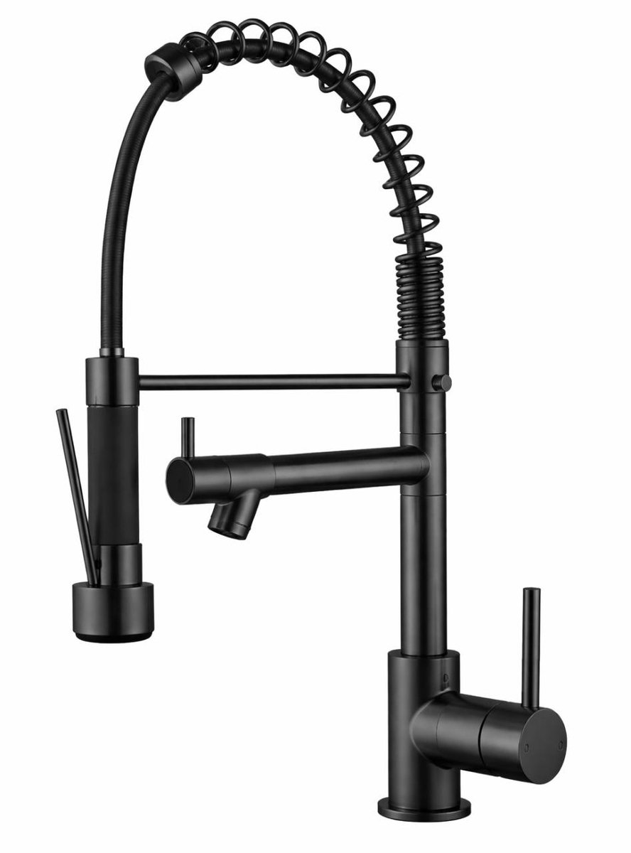 Aquanello Gastro Keukenkraan met Professionele Sproeifunctie Zwart BL-4402-GT