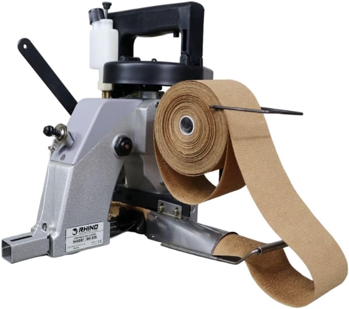 Draagbare naaimachine - 70mm creped papierrand - Handnaaimachine voor tassen en materialen - ShopVlot