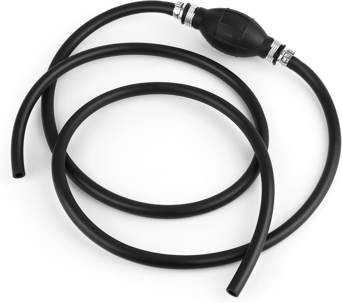 Handpomp 8mm x 1.9m - Rubber vulpomp - Voor vloeibare brandstoffen - Ideaal voor olie en water - ShopVlot