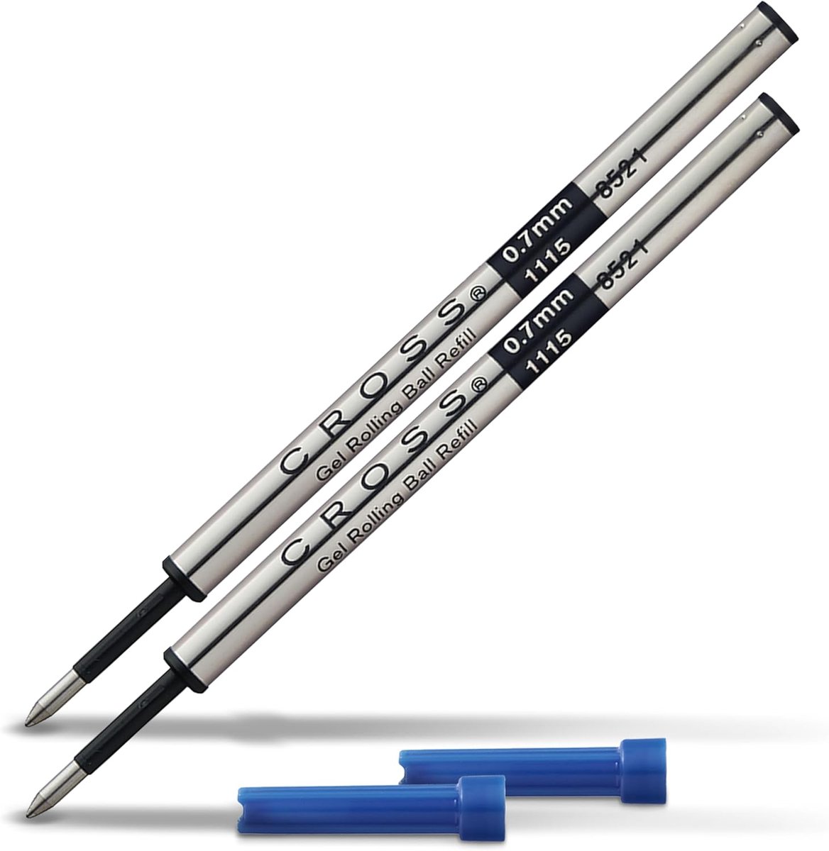 Vulpen navullingen - Pack van 2 - Blauw - Voor CROSS rollerball pennen - ShopVlot