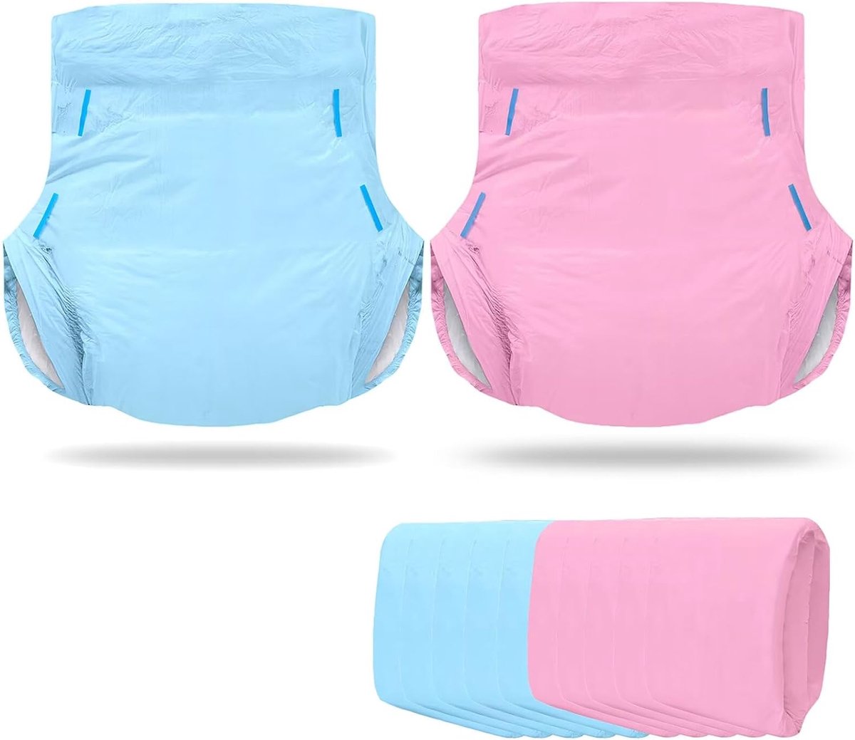 Volwassenen luiers groot - 10 stuks - ultra-zacht materiaal - maximale absorptie en comfort - ShopVlot