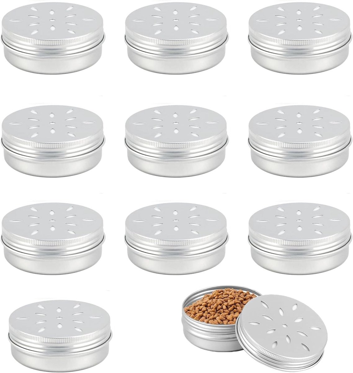 Aluminium honden geurtraining - set van 10 cans - 60 ml - ventilatie voor geurtraining - SnelShoppen