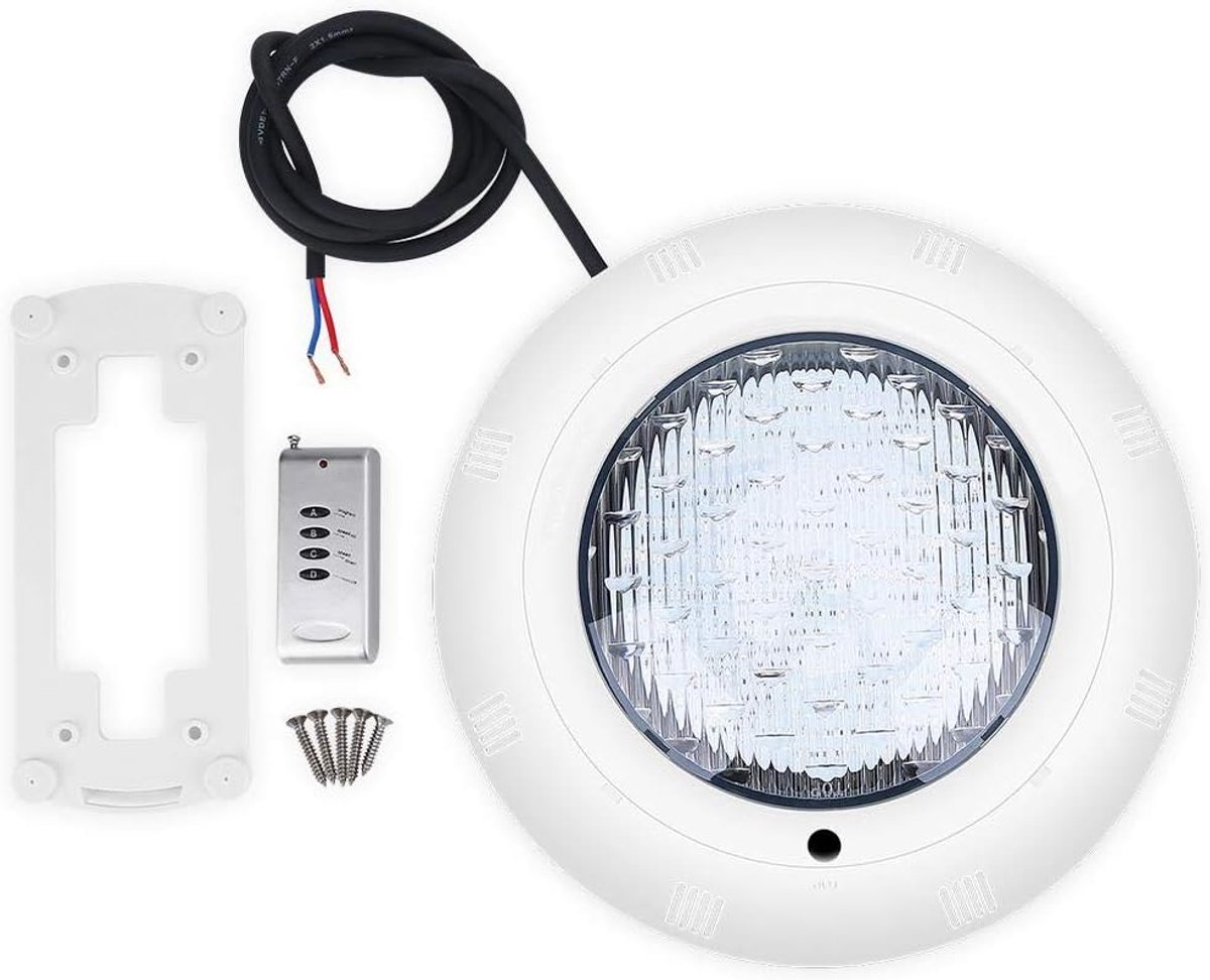 LED onderwaterlicht 18W - IP68 waterdicht - dimbaar RGB - ideaal voor zwembaden en vijvers - SnelShoppen