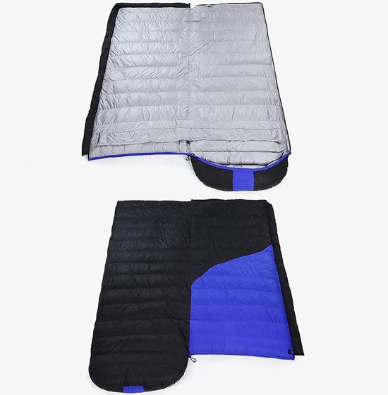 Slaapzak - Kampeerzak Outdoor - Kamperen en Reizen - Waterafstotend Nylon - 210x80cm - Geel — afbeelding 2