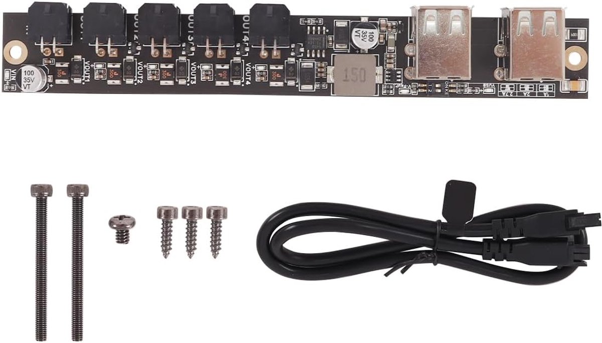 Power Expansion Board - 4 USB-A 5V poorten - 24V invoer - Ideaal voor Bambu Lab printers - SnelShoppen