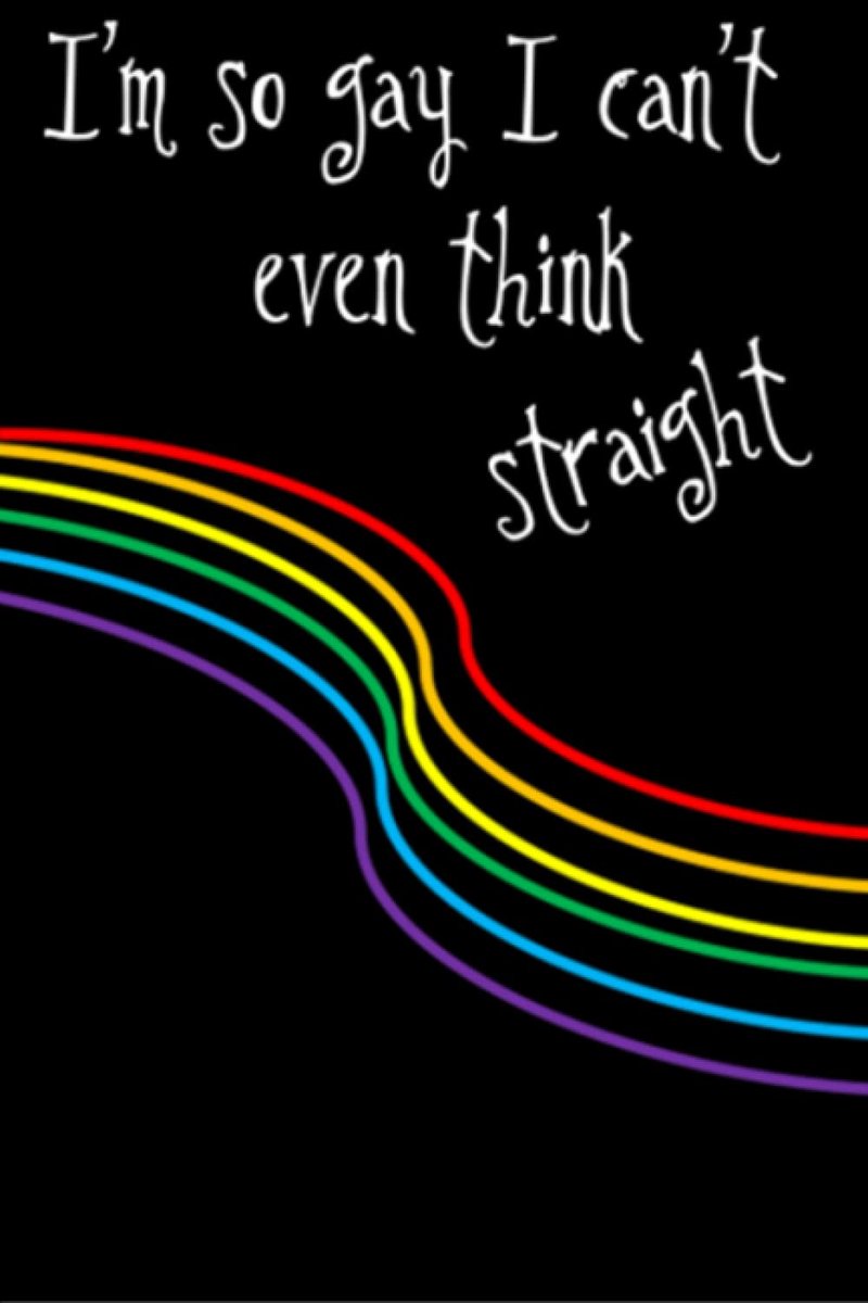 So Gay I Can't Even Think Straight - Pride Journal Notebook: LGBTQ Pride Journal - Pride Notebook