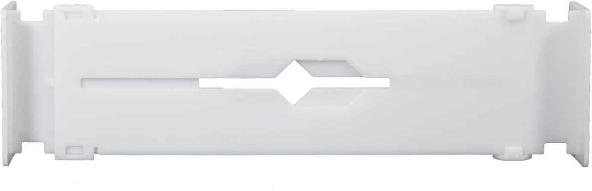 Lade-organiser uitbreidbaar 35-55 cm - Wit - Flexibel ontwerp - Perfect voor keukengerei en kleding - SnelShoppen