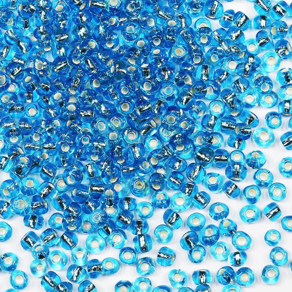 Rocailles 110g (1600stks), 4mm 6/0 Laag Blauw Glas, Rond, voor Sieraden Maken