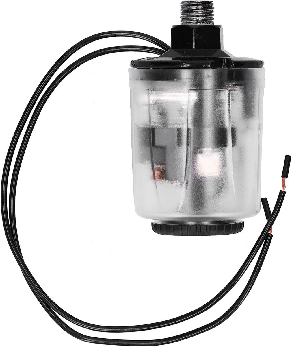 Waterdrukschakelaar - Pompschakelaar - Waterdruk Regelen - Zinklegering Basis - 3/8 inch - Transparant