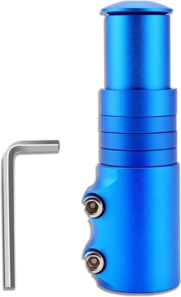 Stuurverhoging voor fiets, 28,6 mm, MTB-stuurverhoging met inbussleutel, MTB-stuur, stuurpen voor MTB, racefiets, stadsfiets, e-bike