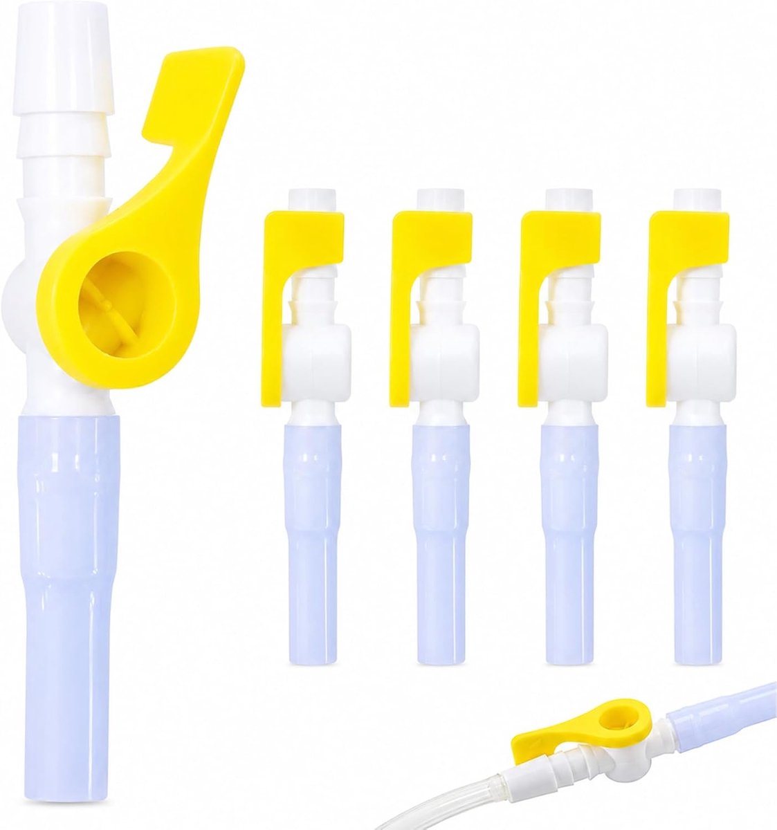 Urine-drainage-katheterventielen | urine-afvoerventielen,twee interfaces,voor katheter voor urineafvoer,compatibel met katheter voor vrouwen en mannen