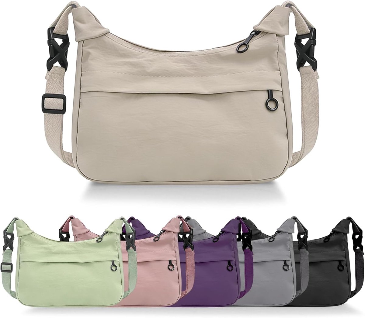 Crossbody Tas Dames - Verstelbare Schouderriem - Nylon - Voor dagelijks gebruik - SnelShoppen
