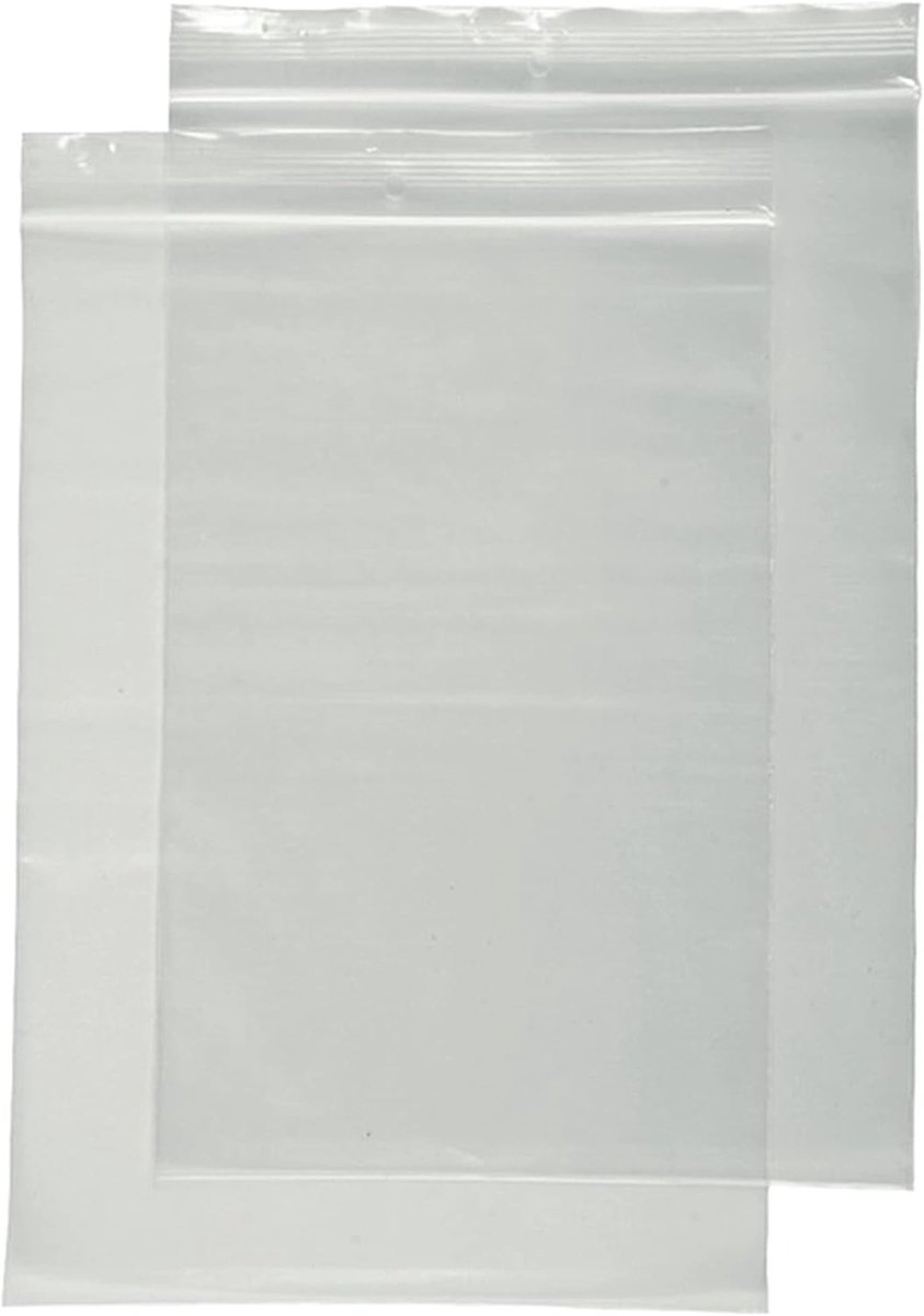 SnelShoppen - Transparante Grip Bags 100 x 150 mm - Resealable Verpakkingszakken - 100 Stuks - Ideaal voor Schroeven, Sieraden, Munten en Kleine Onder