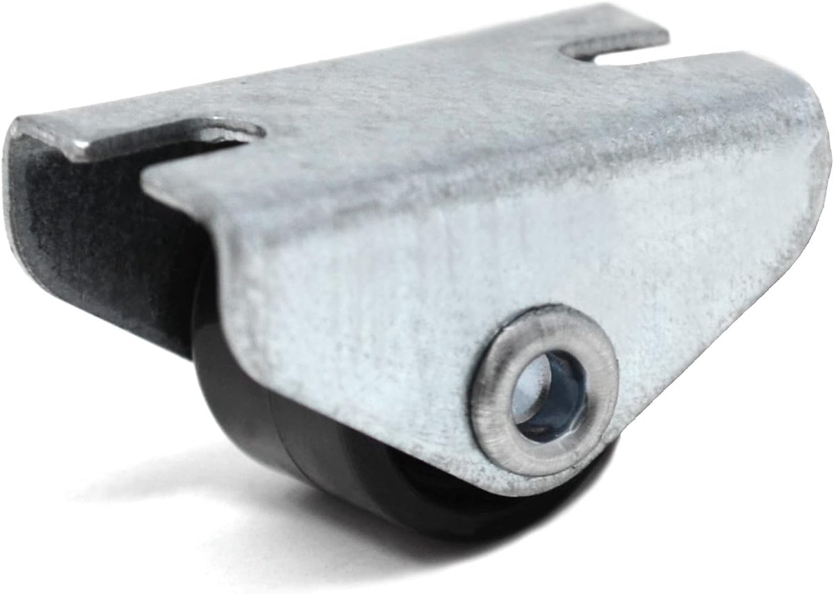 4 x boxbokrol, bedkastrol, meubelwielen, meubelwielen, 15 x 12 mm, met kunststof wiel