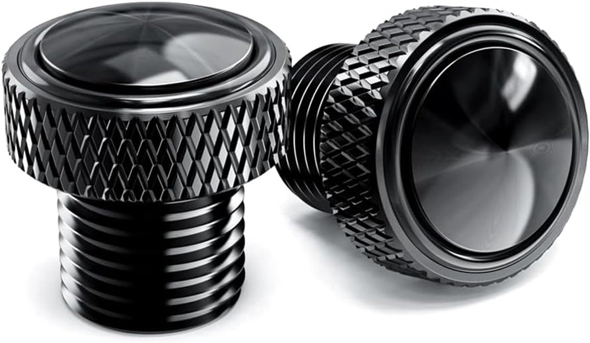 Spiegel Afdichtingspluggen Schroeven M10 voor MT07 MT09 MT10 XSR voor Z900 Z650 Z800 voor Trident660 voor Duke790 Duke890 CB 500X 500F CBR 650R voor voge 300 dsx 525 900 sr4max gsxs (Zwart)