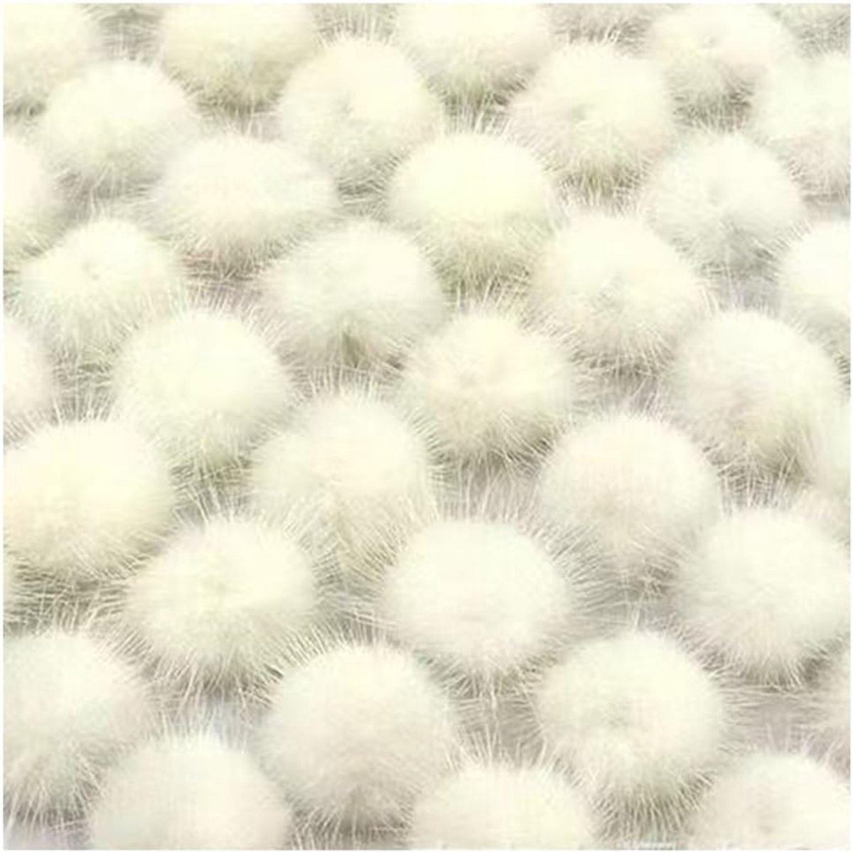 20 stuks kunstbont pompon kunstbontpompon pluizige pluizige pompon bal voor doe-het-zelf handwerk gebreide muts sjaals haken breien decoratie accessoires wit 3,5 cm