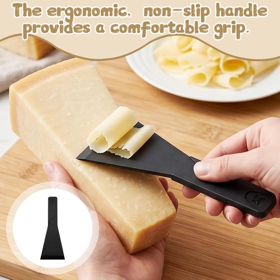 8 stuks raclette-schrapers, spatel voor raclette van nylon, 13,5 × 5 cm, hittebestendig van -40 °C tot 240 °C, voor kaas, botercrème en pannen met antiaanbaklaag — afbeelding 3