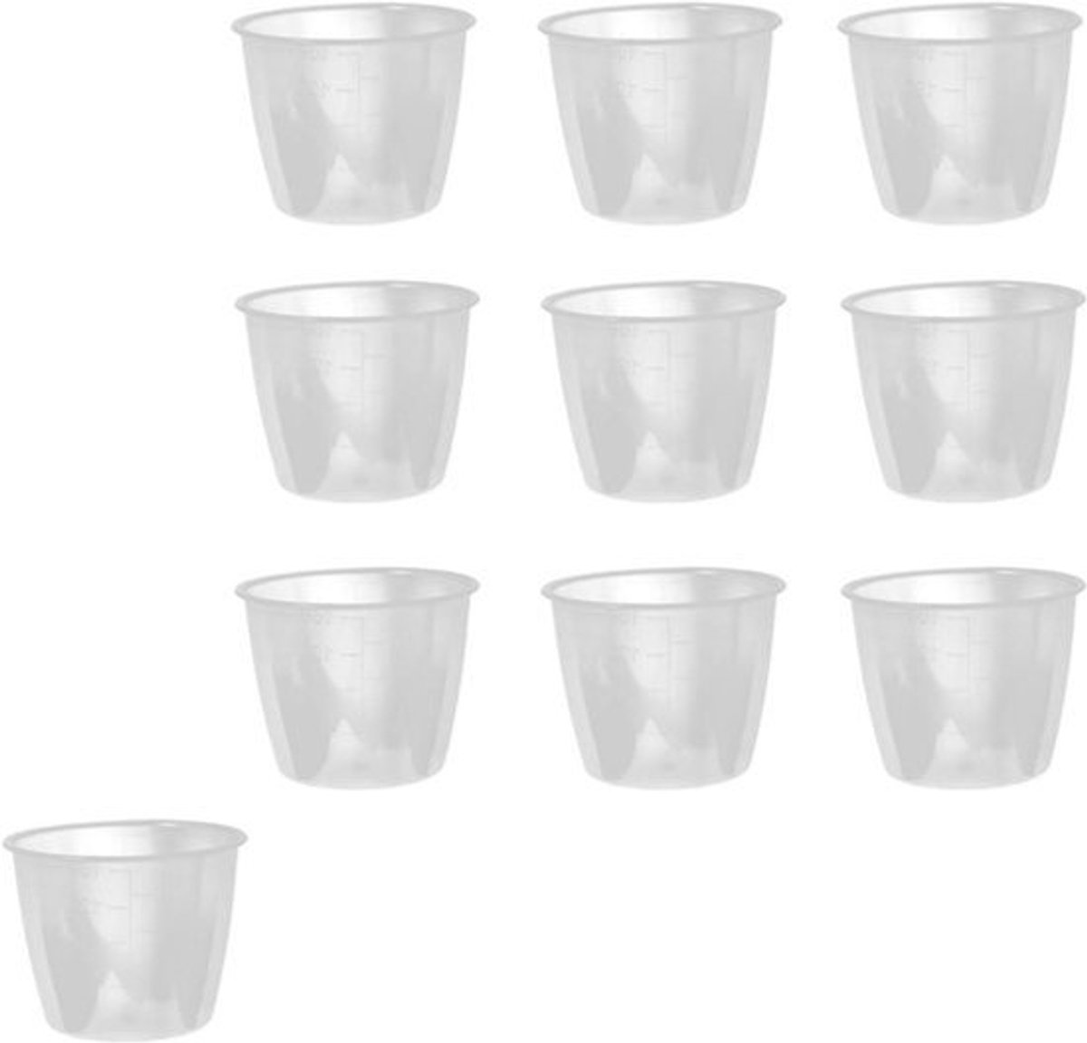Precisie-maatbekers - Transparante rijstmaatbeker van kunststof - Maatbeker voor rijstkoker 160 ml .
