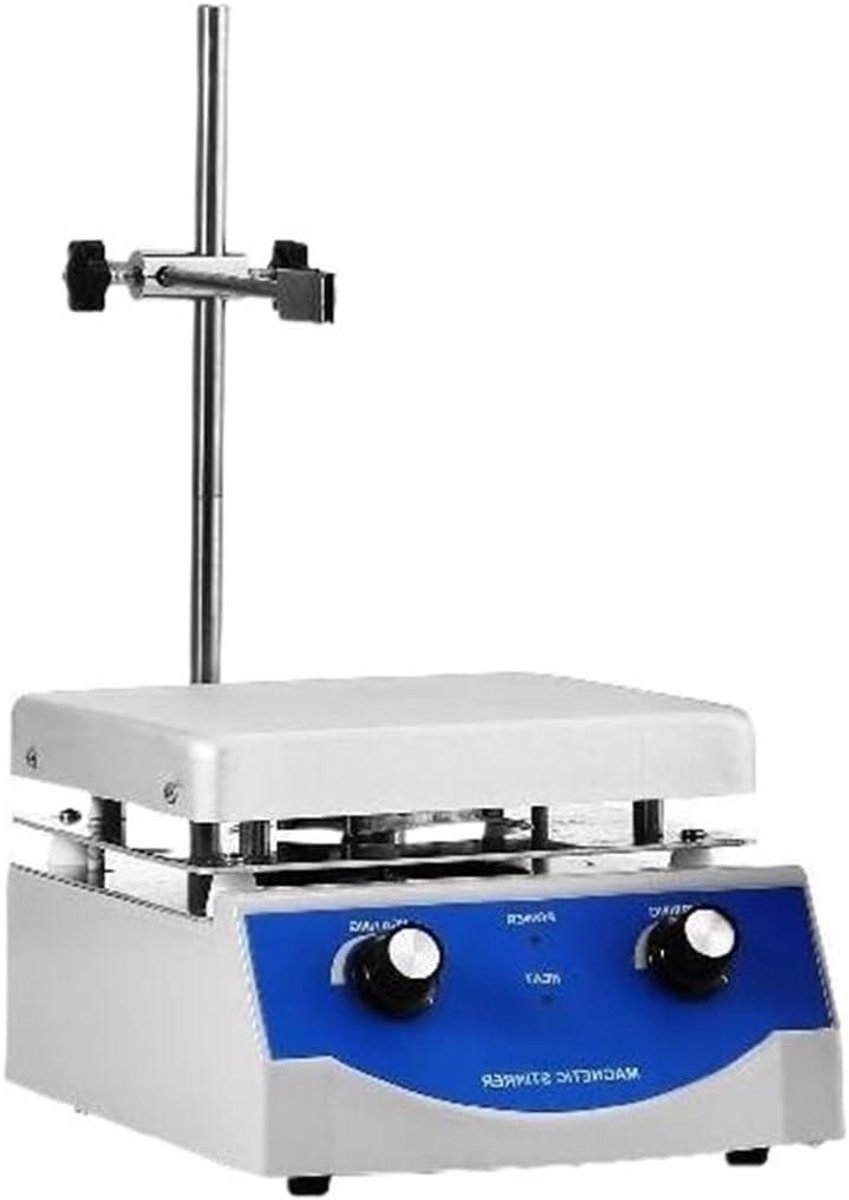 Elektrische Magneetroerder - Heetplaat Mixer - Vloeistoffen Mengen - Keramische Verwarmingsplaat - 1000ml 0-1600 rpm - Wit