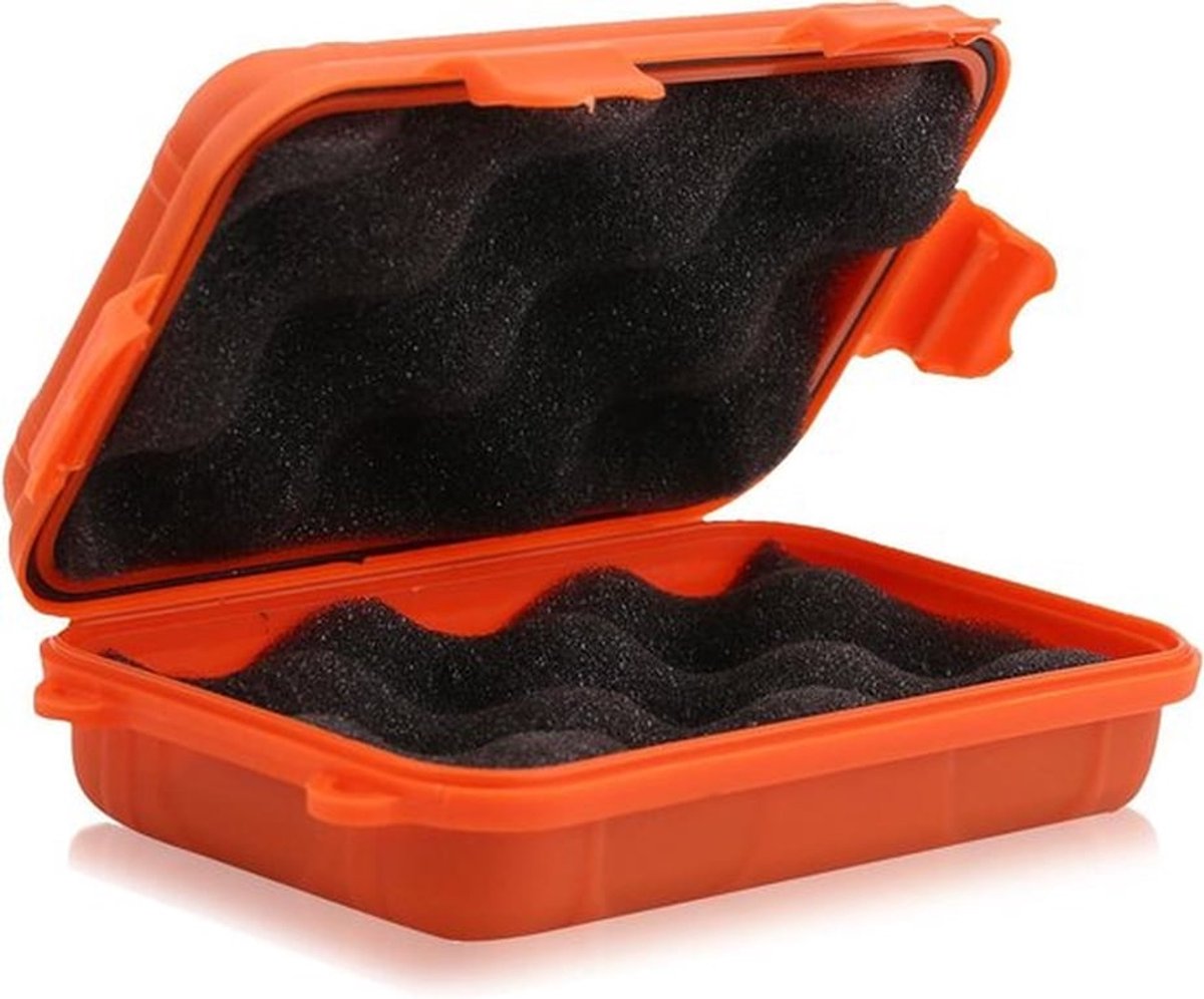 Outdoor survival opbergdoos van stevig, waterdicht materiaal met schokbestendige bescherming, ideaal voor veilig bewaren van waardevolle spullen tijdens avonturen