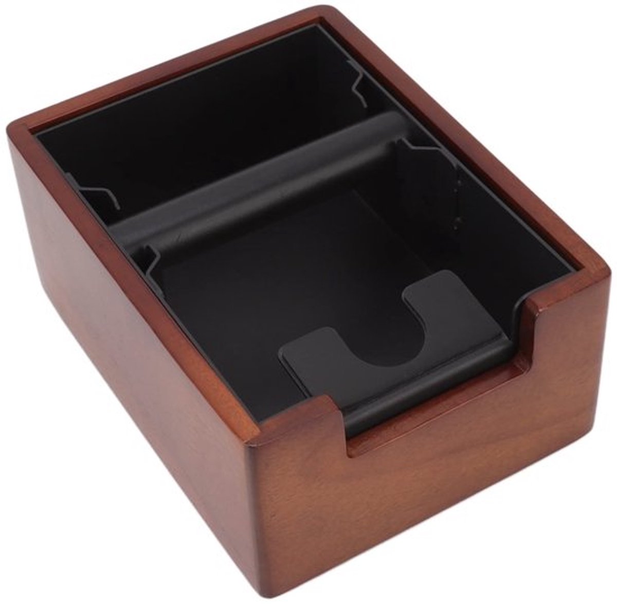 Afklopbak voor zeefhouder, 21 x 16 cm, vierkante geïntegreerde emmer, espresso-afvalbak, koffiezetapparaat, afvalbak, afklopbak voor thuis, restaurant, café