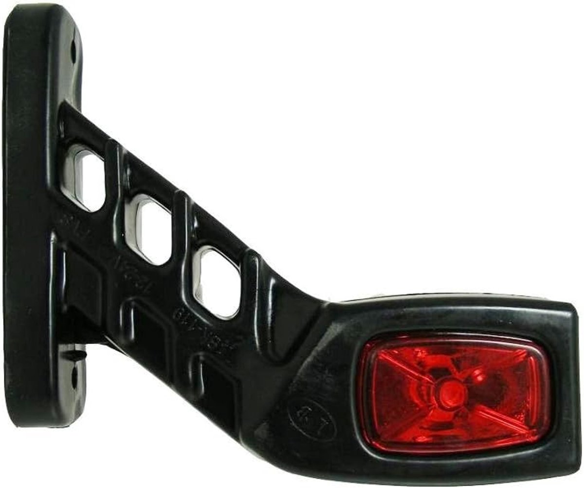 LED zijlichten 12V/24V - 4 stuks - rood/wit/oranje - voor vrachtwagens - ShopVlot