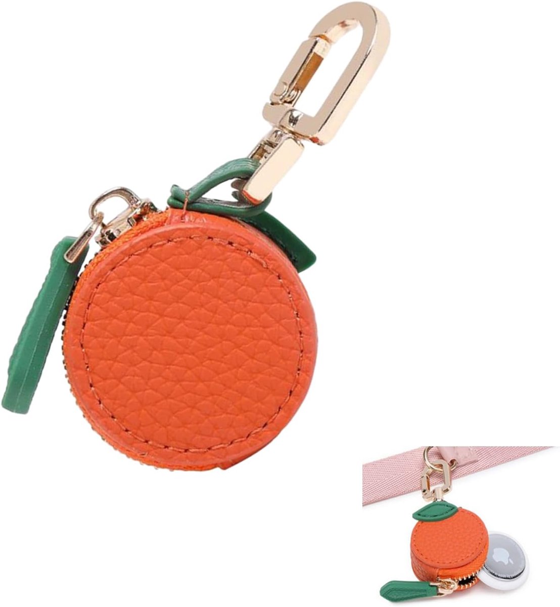 Fruit portemonnee hanger - kleurrijk ontwerp - ideaal voor sleutels - vrolijke accessoire - ShopVlot