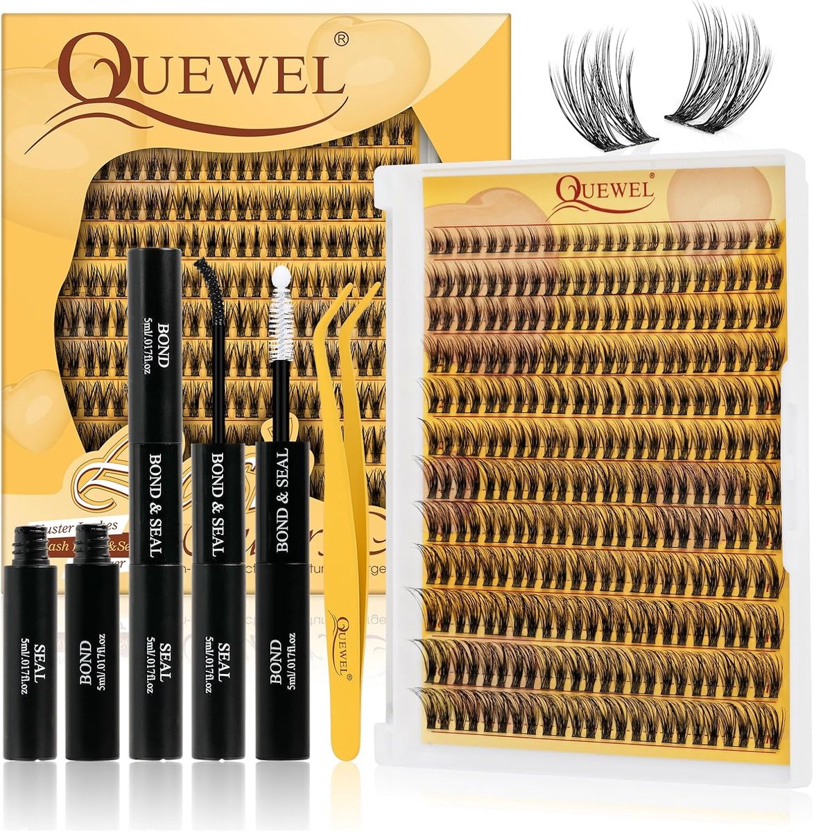 wimperextensions delicate - clusterwimpers - dunne band - natuurlijke look - ShopVlot