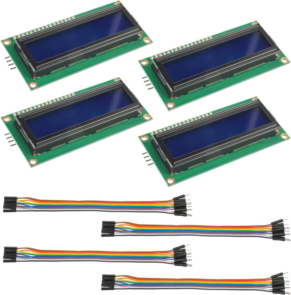 LCD Display Module 16 x 2 - I2C Interface - Blauw - Geschikt voor Raspberry Pi - ShopVlot