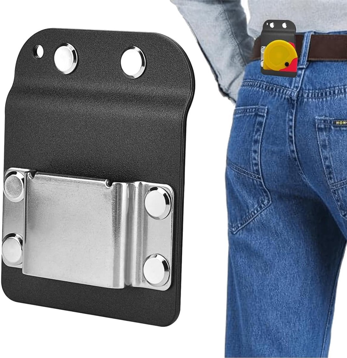 Clip-on houder voor gereedschapsriem - boorhouder - opslag voor accuboormachine - verhoogt efficiëntie - ShopVlot