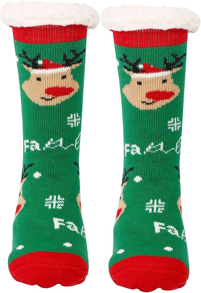 Kerstsokken voor mannen en vrouwen - Dikke kerstkousen - Ideaal voor thuis - Perfect voor de winter - ShopVlot