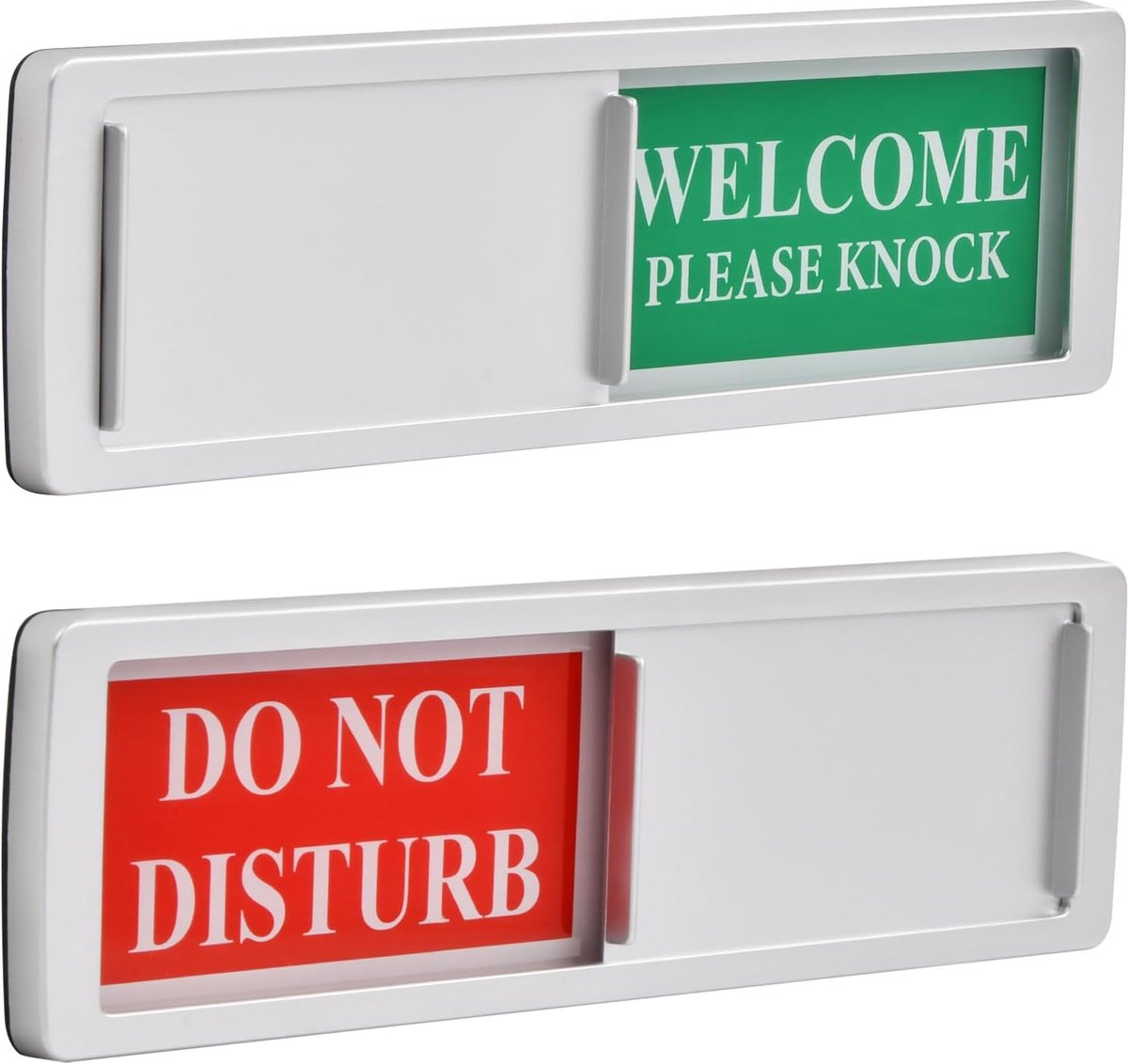 Privacy Deurbordjes 18x5cm - Sliding Design - Gemakkelijk te Bevestigen - Ideaal voor Thuis of Kantoor - ShopVlot